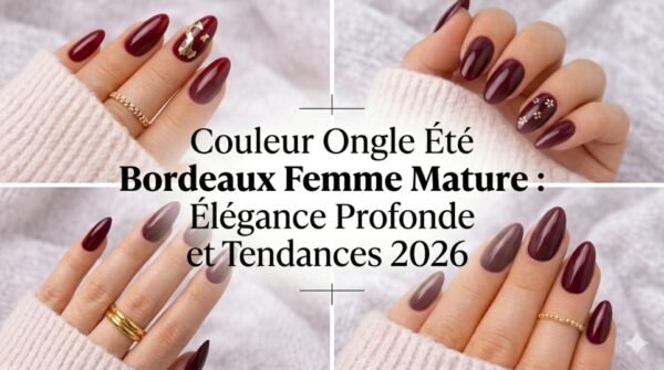 Couleur Ongle Été Bordeaux Femme Mature : Élégance Profonde et Tendances 2026